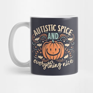 Autistic Spice And Everything Nice Jack O Lantern Mug
